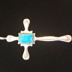 VTG Navajo Sterling/Turquoise Pendant